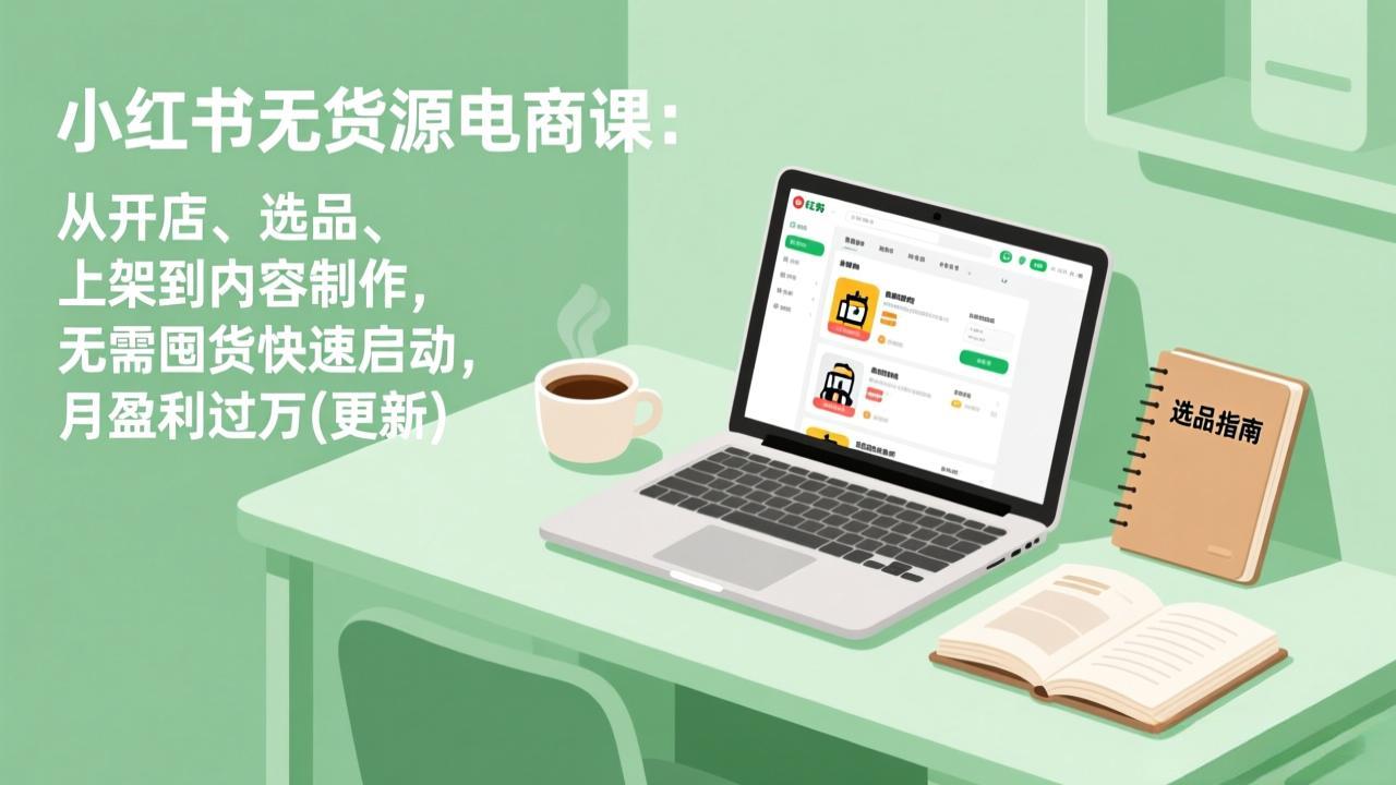 小红书无货源电商课(5月12更新-淘金社:轻创终点站