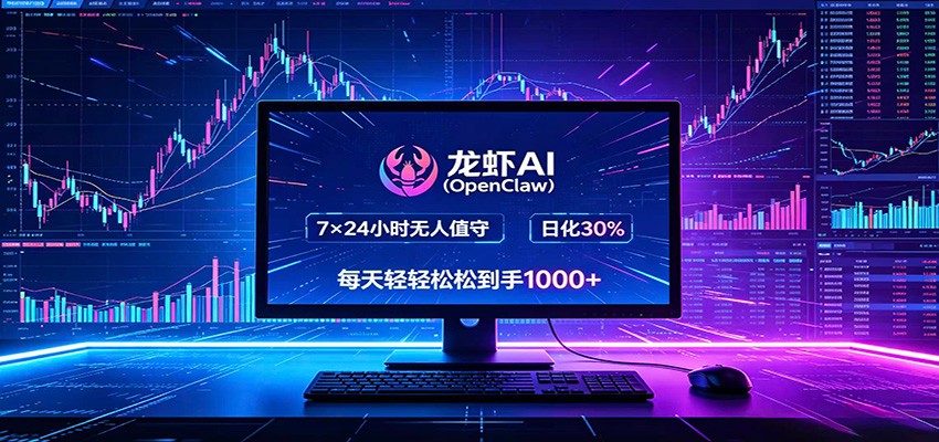 龙虾AI(OpenClaw)全自动挂机，智能操控电脑高效执行任务，每天轻松到手四位数-淘金社:轻创终点站