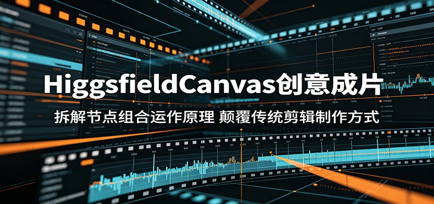 HiggsfieldCanvas创意成片:拆解节点组合运作原理,颠覆传统剪辑制作方式-淘金社:轻创终点站