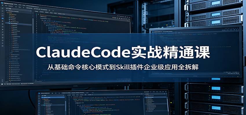 ClaudeCode实战精通课：从基础命令核心模式到Skill插件企业级应用全拆解-淘金社:轻创终点站
