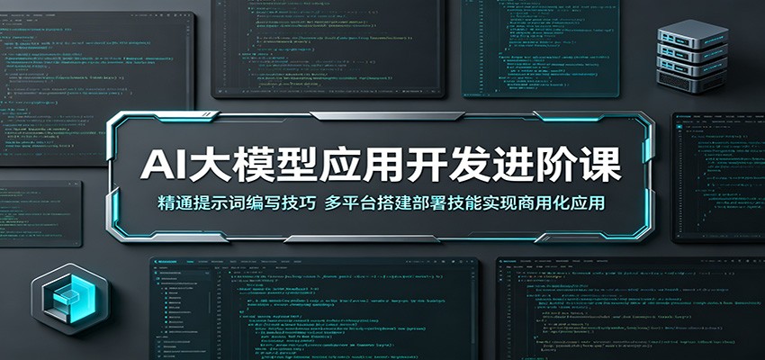 AI大模型应用开发进阶课：精通提示词编写技巧，多平台搭建部署技能实现商用化应用-淘金社:轻创终点站