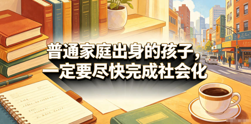 付费文章:普通家庭出身的孩子,一定要尽快完成社会化-淘金社:轻创终点站