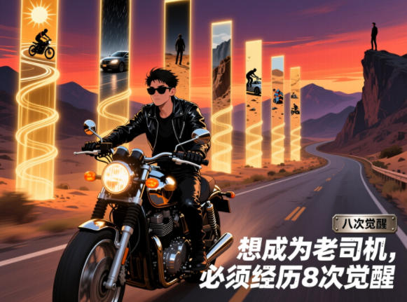 付费文章：想成为老司机，必须经历8次觉醒-淘金社:轻创终点站