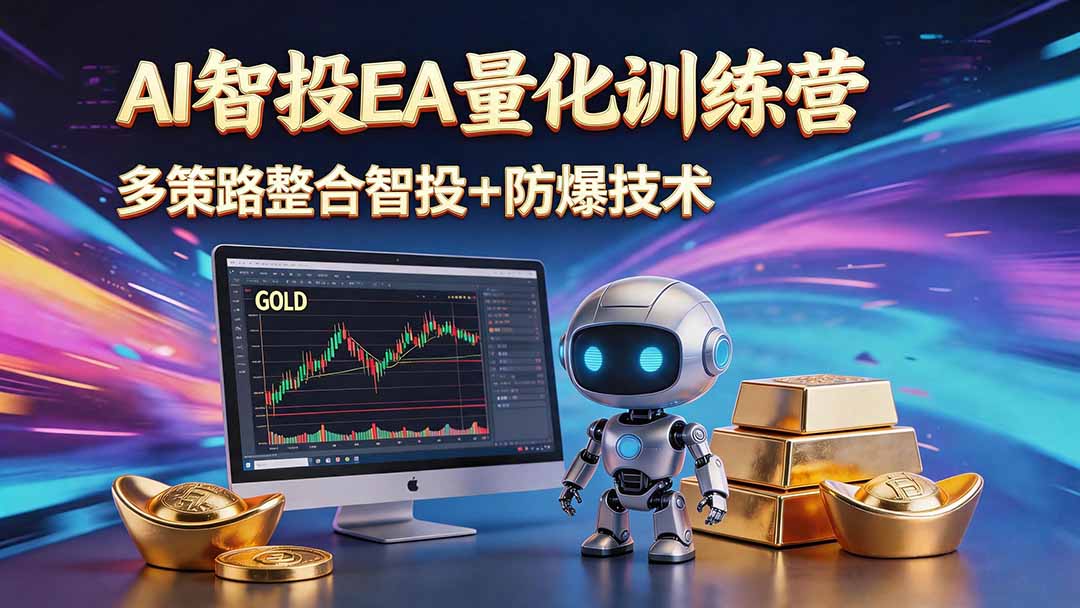AI智投EA量化运营技术,自动化黄金操盘技术,小白也可以轻松上手日入1000+-淘金社:轻创终点站