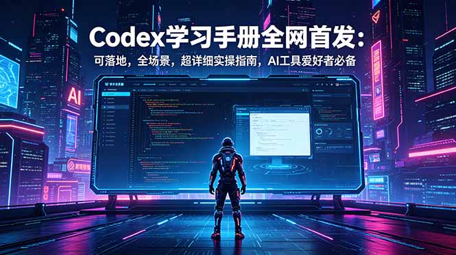 Codex学习手册全网首发:可落地,全场景,超详细实操指南,AI工具爱好者必备-淘金社:轻创终点站