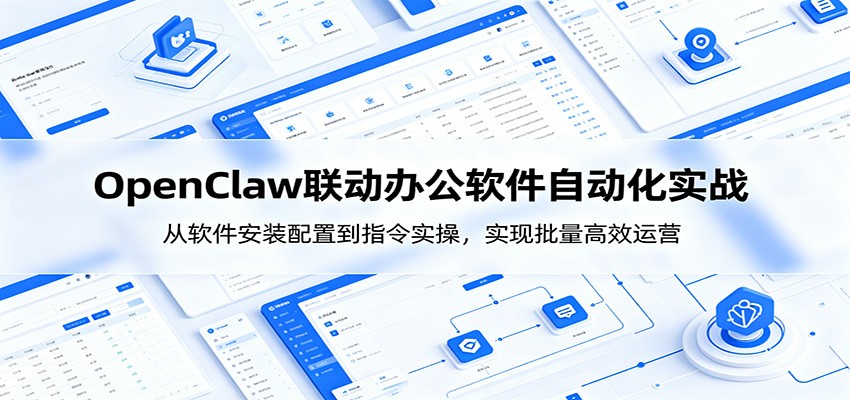OpenClaw自动化实操课:从软件安装配置到指令实操,实现批量高效运营-淘金社:轻创终点站