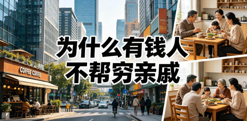 付费文章：为什么有钱人不帮穷亲戚？-淘金社:轻创终点站