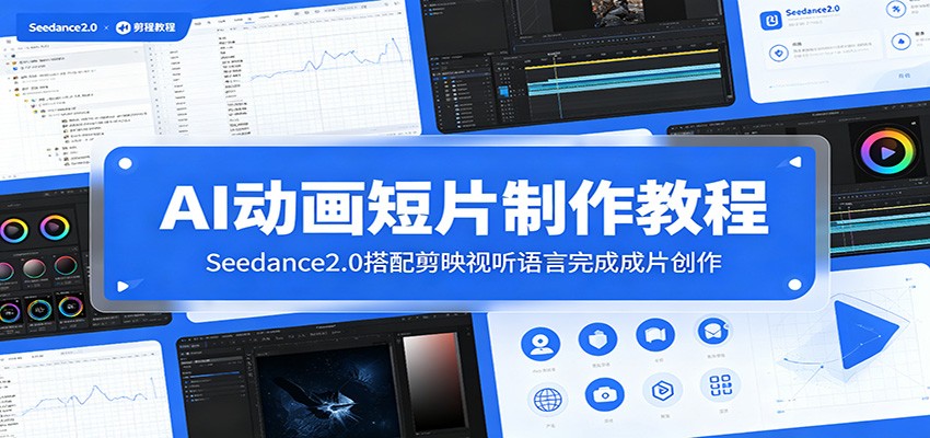 AI动画短片制作教程:Seedance2.0搭配剪映视听语言完成成片创作-淘金社:轻创终点站