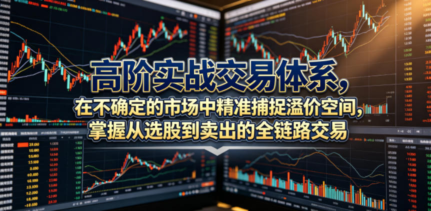 高阶实战交易体系,在不确定的市场中精准捕捉溢价空间,掌握从选股到卖出的全链路交易心法(更新6月)-淘金社:轻创终点站