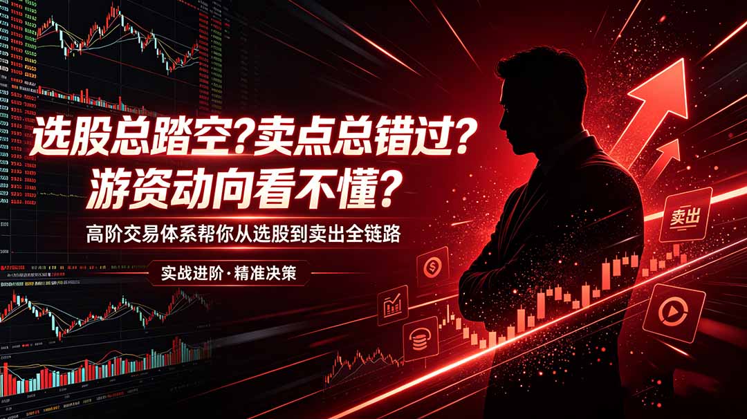 选股总踏空？卖点总错过？游资动向看不懂？高阶交易体系帮你从选股到卖出全链路(更新6月-淘金社:轻创终点站