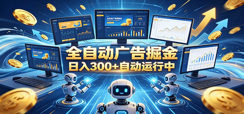 自动广告G机,日入300+,正规平台,广告浏览获益,时间自由,适合各类人群日常增收-淘金社:轻创终点站