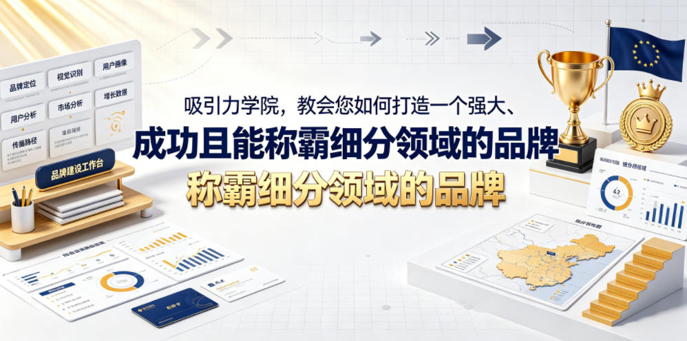 吸引力学院，教会您如何打造一个强大、成功且能称霸细分领域的品牌！【原创双语字幕】-淘金社:轻创终点站