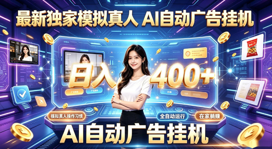 最新独家模拟真人，AI自动挂号挂G，日入400+，全程全自动运行，无需人工【揭秘】-淘金社:轻创终点站
