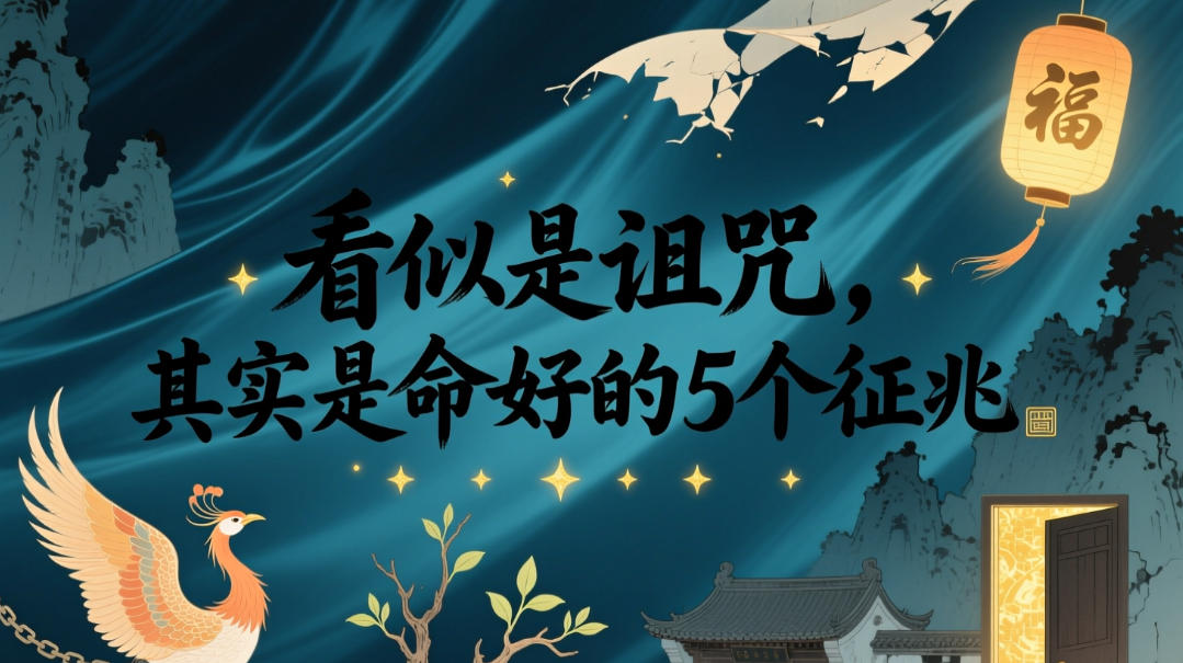 付费文章：看似是诅咒，其实是命好的5个征兆-淘金社:轻创终点站