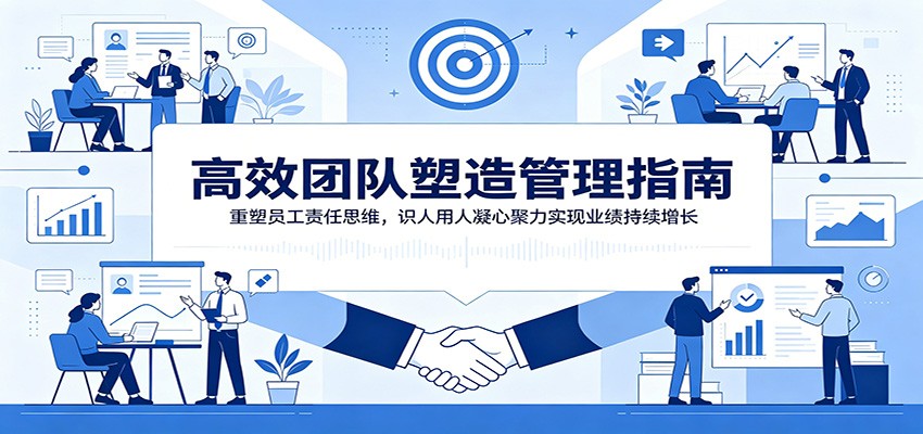 高效团队塑造管理指南：重塑员工责任思维，识人用人凝心聚力实现业绩持续增长-淘金社:轻创终点站