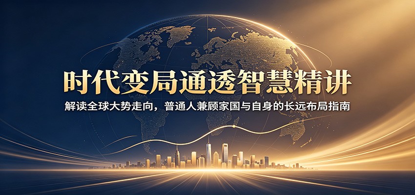时代变局通透智慧精讲：解读全球大势走向，普通人兼顾家国与自身的长远布局指南-淘金社:轻创终点站