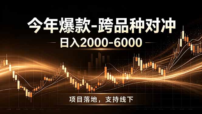 全新跨品种对冲模式上线！日稳定盈利 2000-6000，合规长久可批量放大-淘金社:轻创终点站