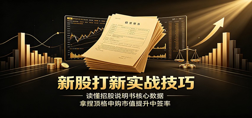 新股打新实战技巧：读懂招股说明书核心数据，拿捏顶格申购市值提升中签率-淘金社:轻创终点站