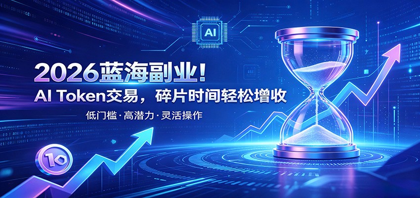 AI Token算力赛道！普通人可入局的数字副业，零门槛快速起步-淘金社:轻创终点站