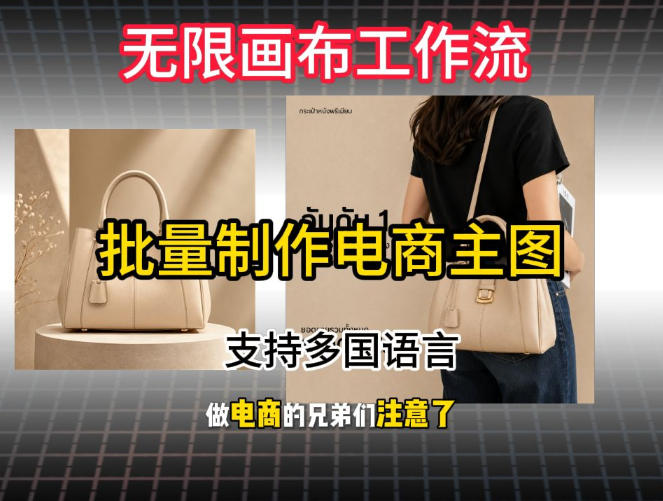 批量复刻电商爆款主图工作流搭建教学，批量下载，支持多国语言，不管是国内电商还是跨境店群都能用-淘金社:轻创终点站
