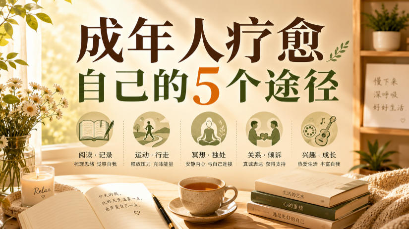 付费文章：成年人疗愈自己的5个途径-淘金社:轻创终点站