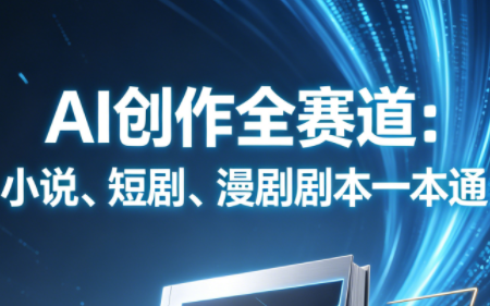 AI创作全赛道:小说、短剧、漫剧剧本一本通(更新7月)-淘金社:轻创终点站