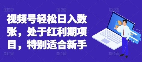 视频号轻松日入数张，处于红利期项目，特别适合新手-源创文化:轻创终点站